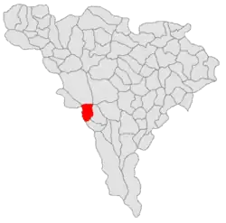 Location in Alba County