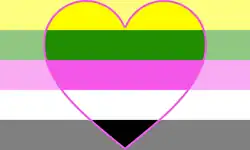 Ceteroromantic pride flag