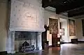 Chimneybreast showing Francis I's salamander