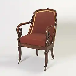 Armchair, circa 1840