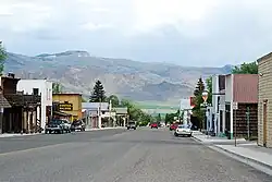 Main Street in Challis, May 2007