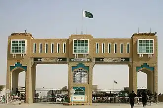 Chaman Gate border between Pakistan and Afghanistan