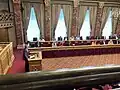 View from the tribunes during a public session of the Chamber