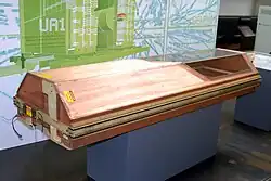 Drift chamber at the Musée des Arts et Métiers in Paris