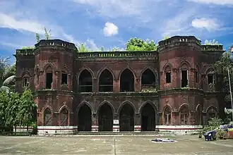 Image 45Chandanpura Nachghar is an ancient building located adjacent to Chandanpura Fire Service Station, along Nawab Siraj-ud-Daulah road in Chittagong, Bangladesh. It is known as the dance hall of the Zamindar house of Sajjalela. The building, once used as the Chittagong Divisional Fire Service Office, is currently preserved as the proposed Fire Service and Civil Defense Museum. Photo Credit: Intakhab