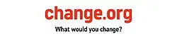 Image 5The logo and slogan for change.org (from Politics and technology)