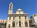 Front view of the cathedral in 2022