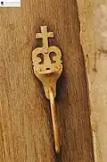 The door handle of the Chapel