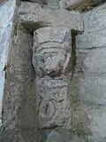 Serpent, symbol of Evil, coiled on itself