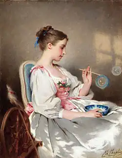 Blowing Bubbles, private collection[15]