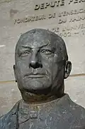 Paul Pastur, statue near the Université du Travail in Charleroi