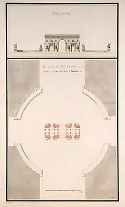 Project of a Triumphal Arch for Catherine the Great (1781), Hermitage