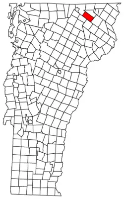 Located in Orleans County, Vermont