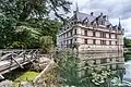 View of the château from the gardens