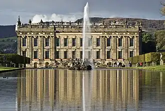 Chatsworth House, seat of the Dukes of Devonshire