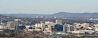 Chattanooga skyline in 2023