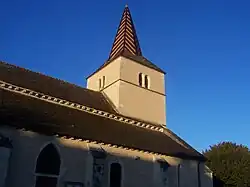 The church in Chaudenay