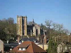 The church in Chaumont-en-Vexin