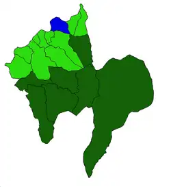 Location of Chaviães