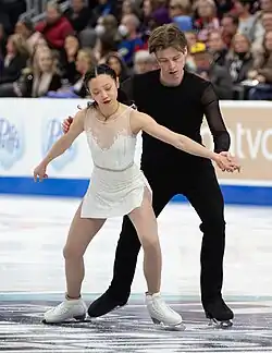 Chelsea Liu and Ryan Bedard at the 2026 U.S. Championships