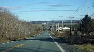 Route 271 in Saint-Benoît-Labre.