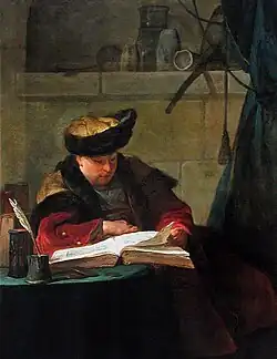 Portrait of Jacques Aved by Jean Siméon Chardin