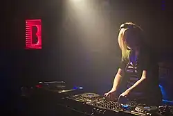Cherushii in 2016 performing at Run the Length of Your Wildness, a weekly dance music party she co hosted with Ben "Roche" Winans.