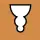 b2 white upside-down pawn