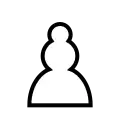 e4 white pawn