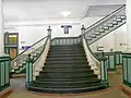 Stairway to the rail platforms