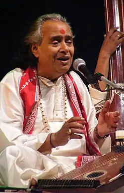 Mishra performing in 2009