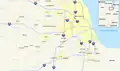 Interstates in Chicago as of June 2007