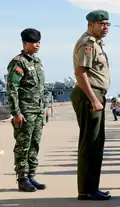 Coronel Falur Rate Laek and Primeiro-tenente of the Naval component (2014)