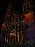 Display of lights at the Tricentenary celebrations