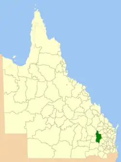 Location within Queensland