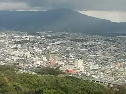 Panoramic view of downtown Futsukaichi