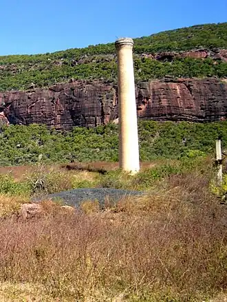 Chimney at Mount Mulligan (June 2006)