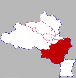 Location in Pingdingshan