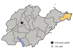 Weihai City in Shandong
