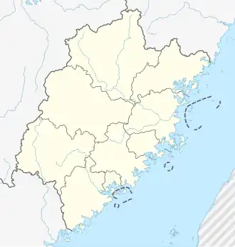 Fu'an is located in Fujian