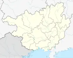 Leye is located in Guangxi