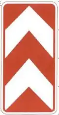 Hazard marker or pass either side