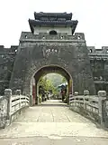 Reproduction of ancient Chinese gate.