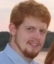 Example of a man with a contemporary chinstrap beard