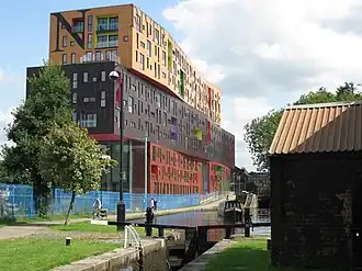 Will Alsop's Chips building in New Islington, 2007.