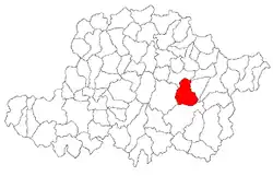 Location in Arad County