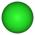 3D model of the chloride anion