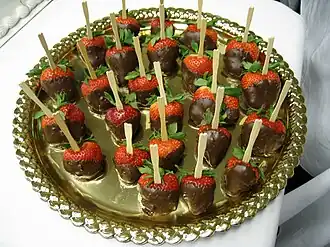 Chocolate-dipped strawberries