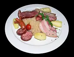 Alsatian Choucroute garnie