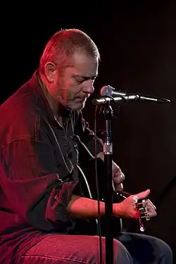 Wilson performing at the East Brunswick Social Club, Melbourne, April 2008